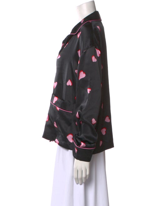 The Marc Jacobs Silk Printed Button-Up Top