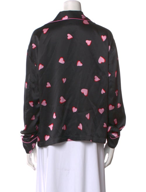 The Marc Jacobs Silk Printed Button-Up Top