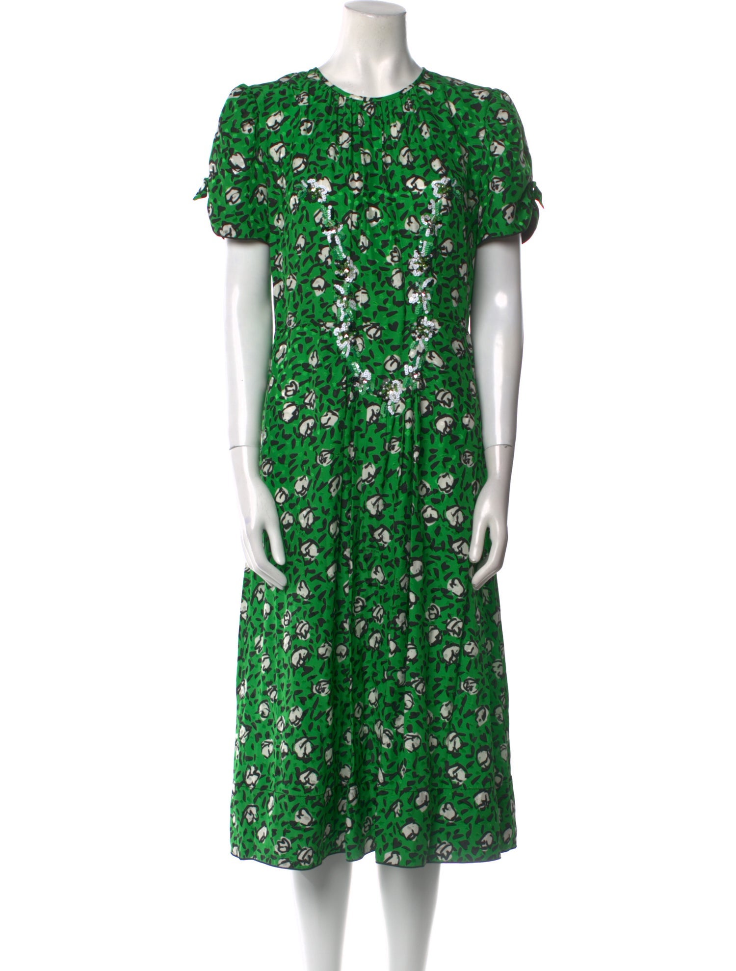 The Marc Jacobs Silk Midi Length Dress