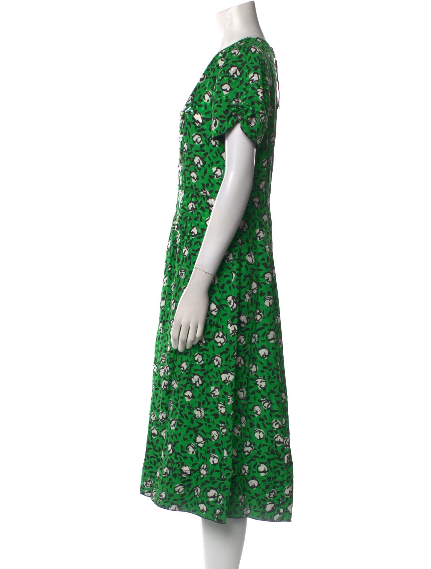 The Marc Jacobs Silk Midi Length Dress