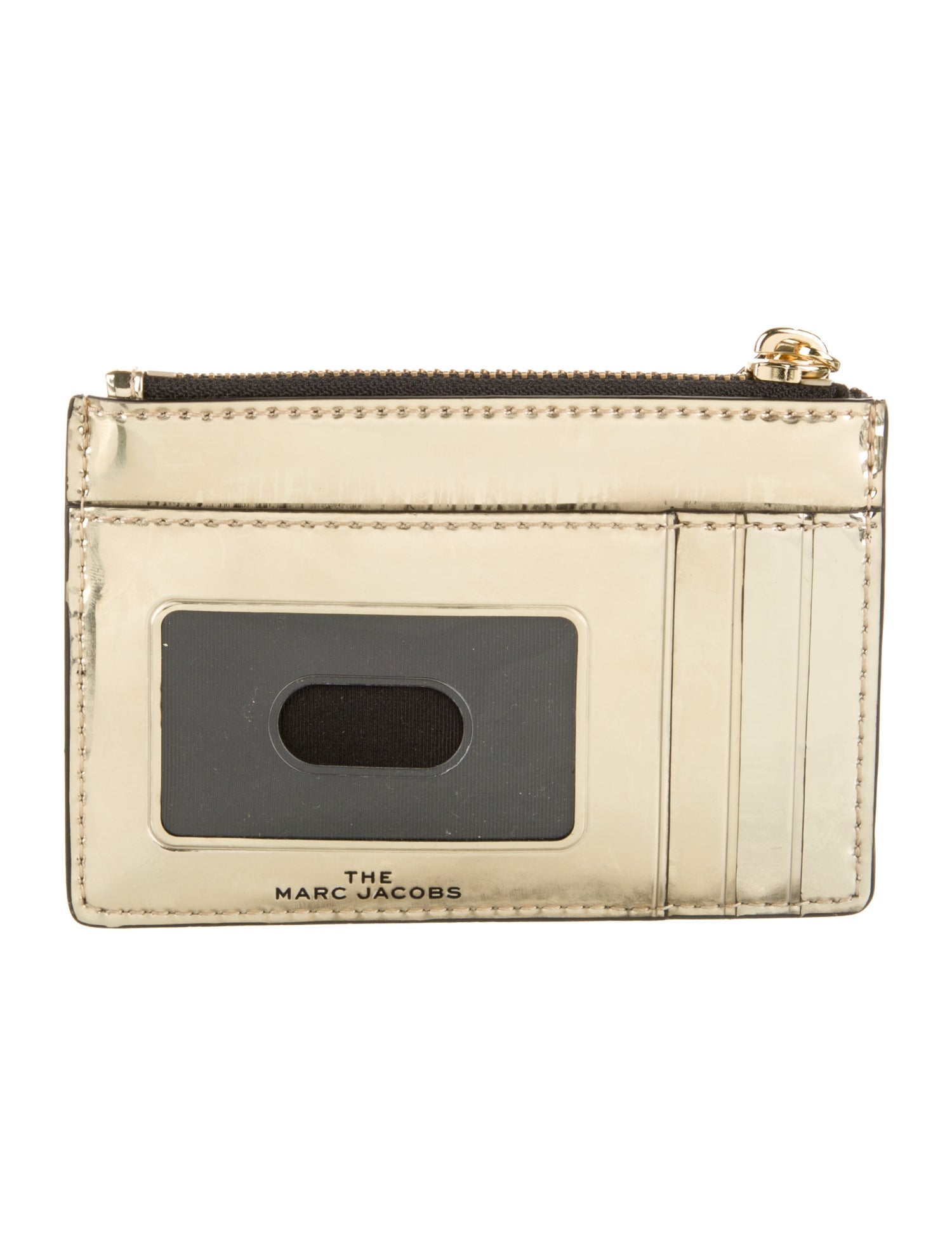 The Marc Jacobs Patent Leather Graphic Print Pouch