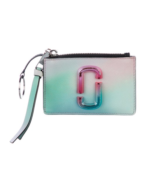 The Marc Jacobs Snapshot Airbrush Leather Wristlet