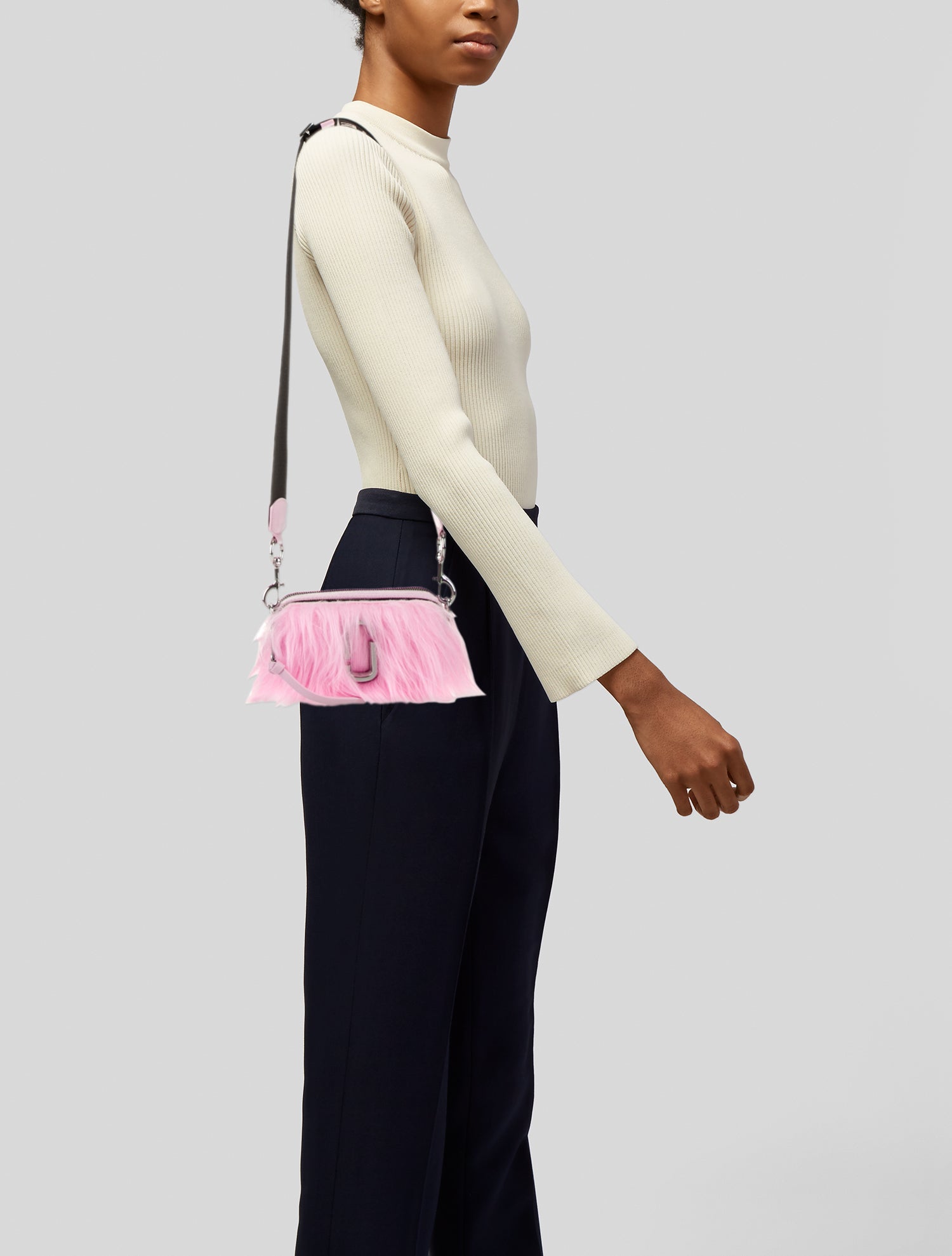 The Marc Jacobs Fur Crossbody Bag w/ Tags