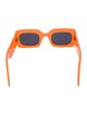 The Marc Jacobs Square Mirrored Sunglasses