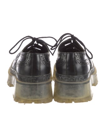 The Marc Jacobs Leather Eyelet Trim Mules