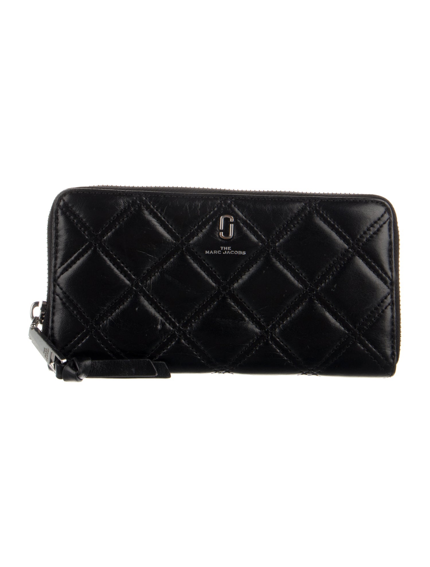 The Marc Jacobs Leather Plaid Print Continental Wallet