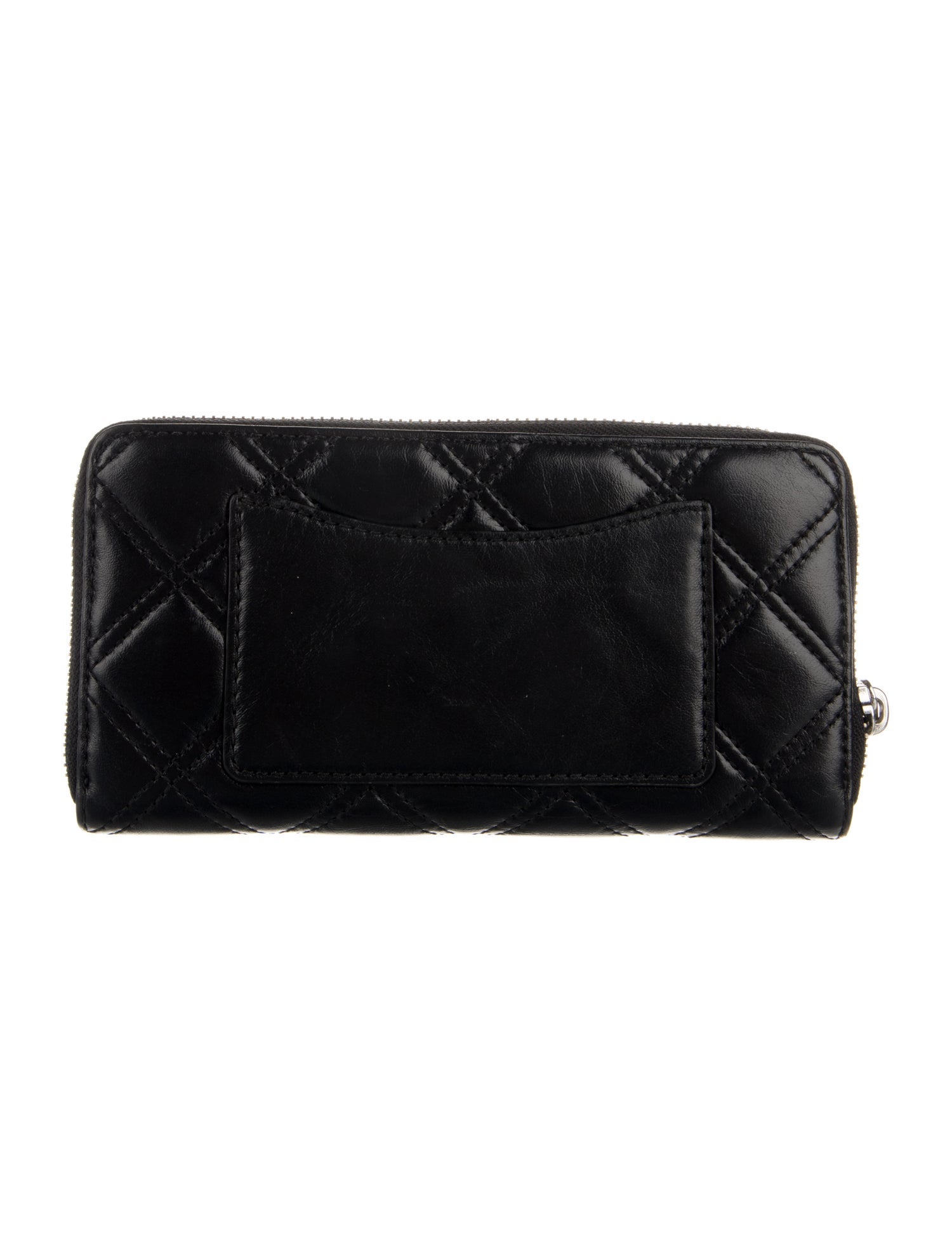The Marc Jacobs Leather Plaid Print Continental Wallet