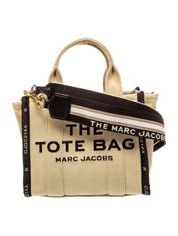 Pre-owned Marc Jacobs Canvas Top Handle Bag In Neutral
