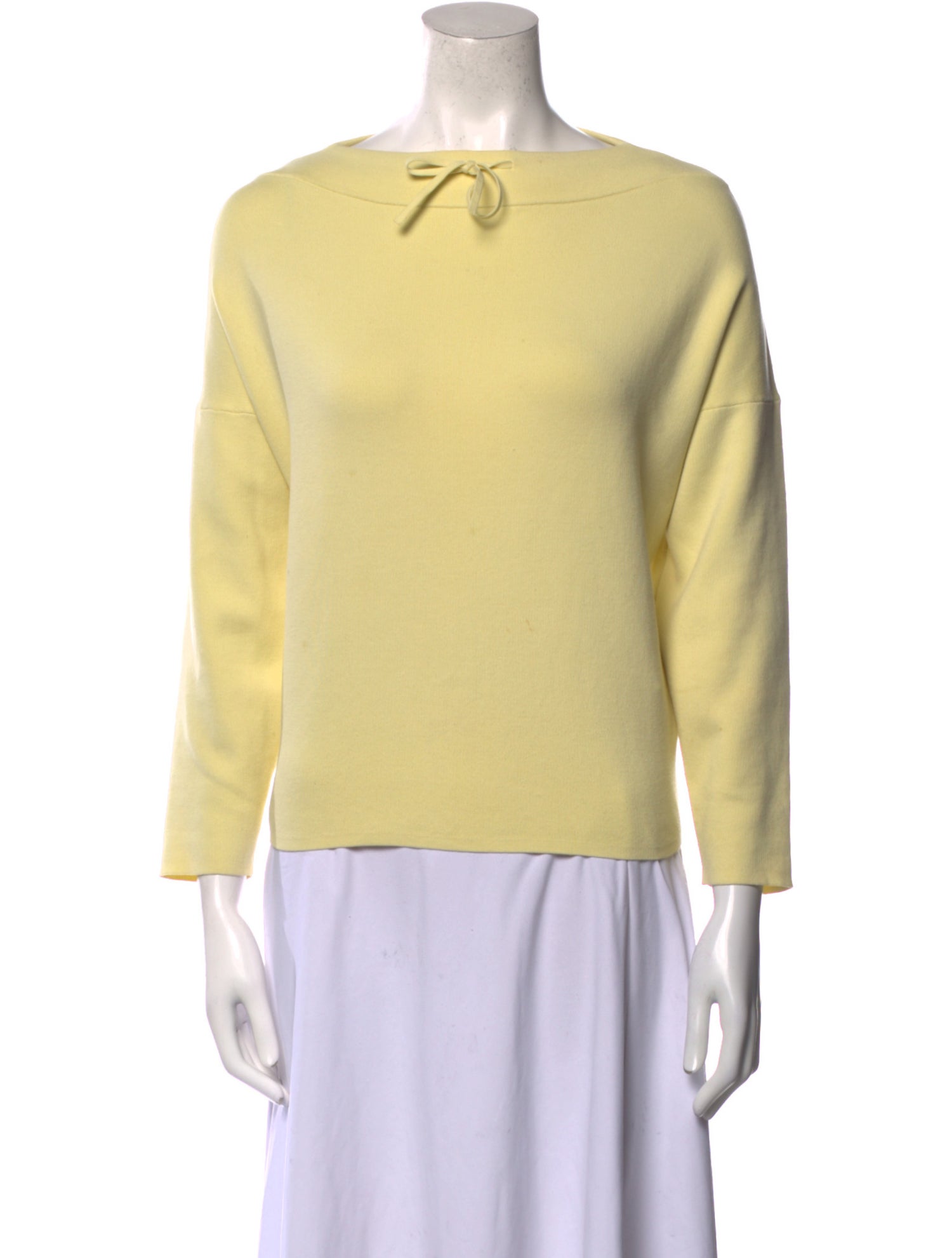Tomorrowland Bateau Neckline Three-Quarter Sleeve Sweatshirt