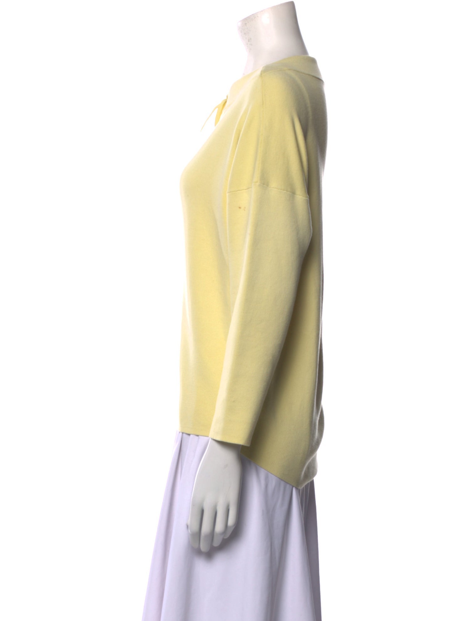 Tomorrowland Bateau Neckline Three-Quarter Sleeve Sweatshirt