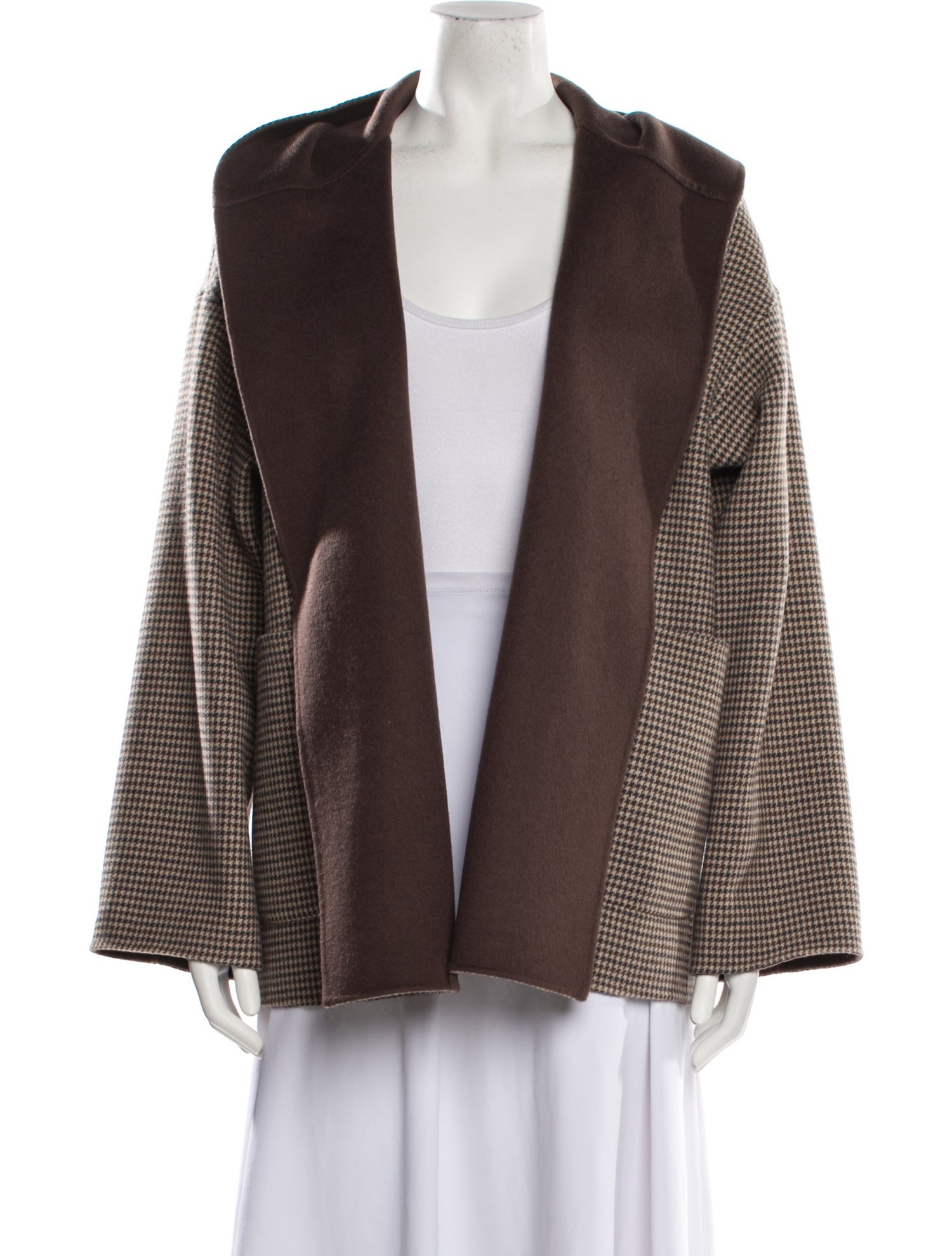 Tomorrowland Wool Houndstooth Print Jacket w/ Tags