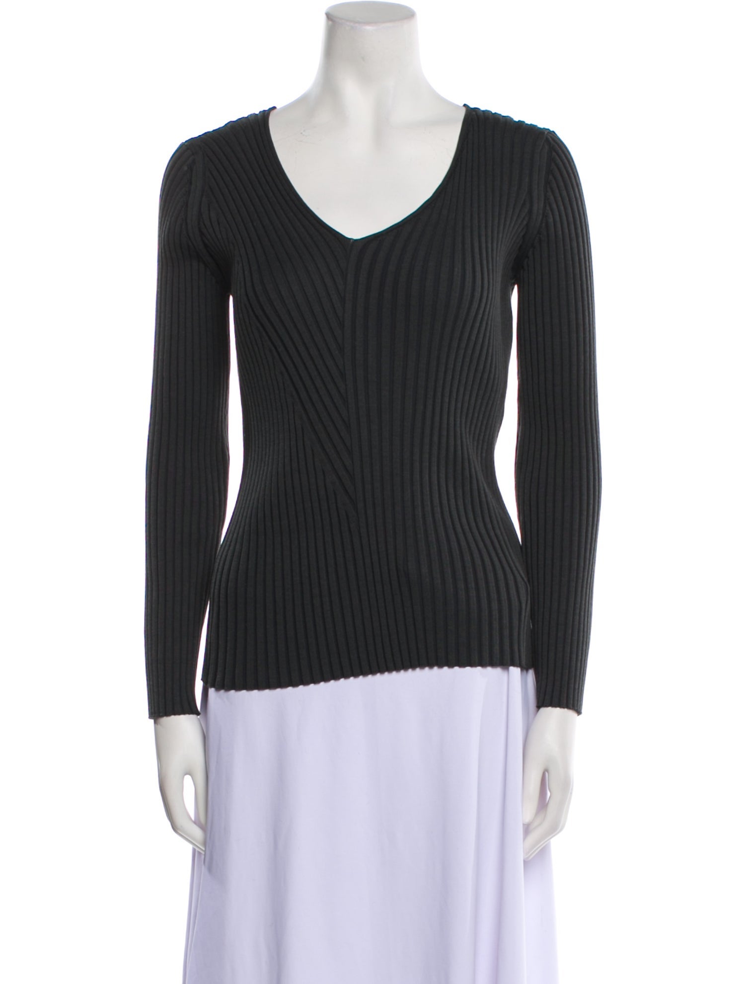 Tomorrowland V-Neck Long Sleeve Top