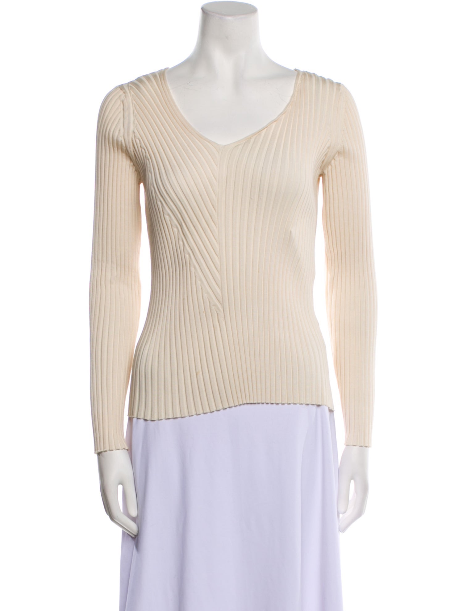 Tomorrowland V-Neck Long Sleeve Top