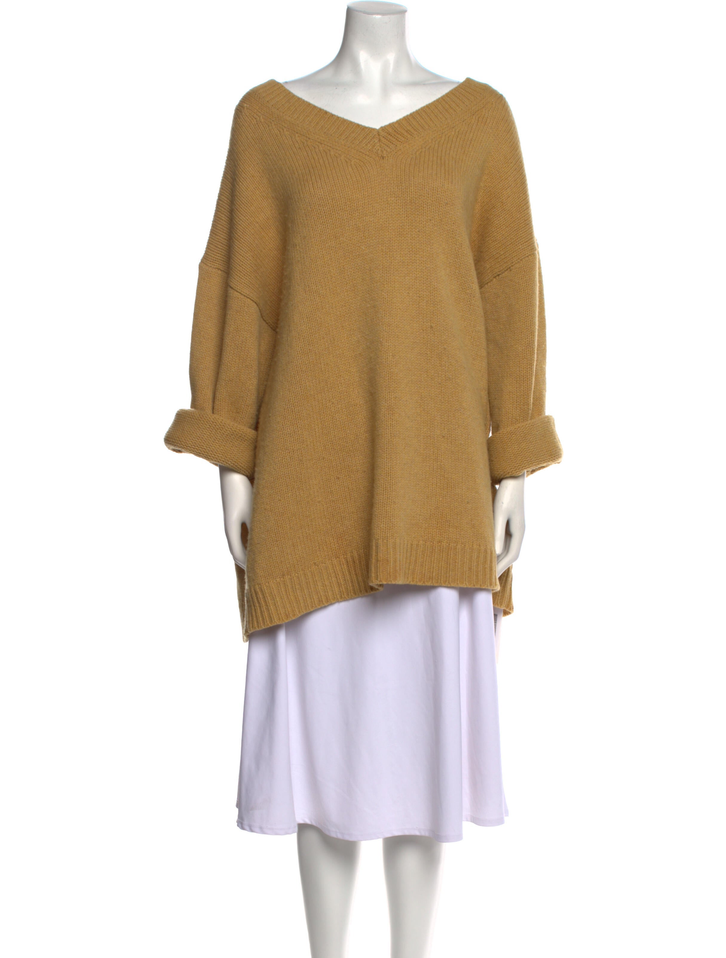 Tomorrowland Wool V-Neck Sweater