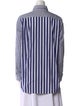 Tomorrowland Striped Long Sleeve Button-Up Top