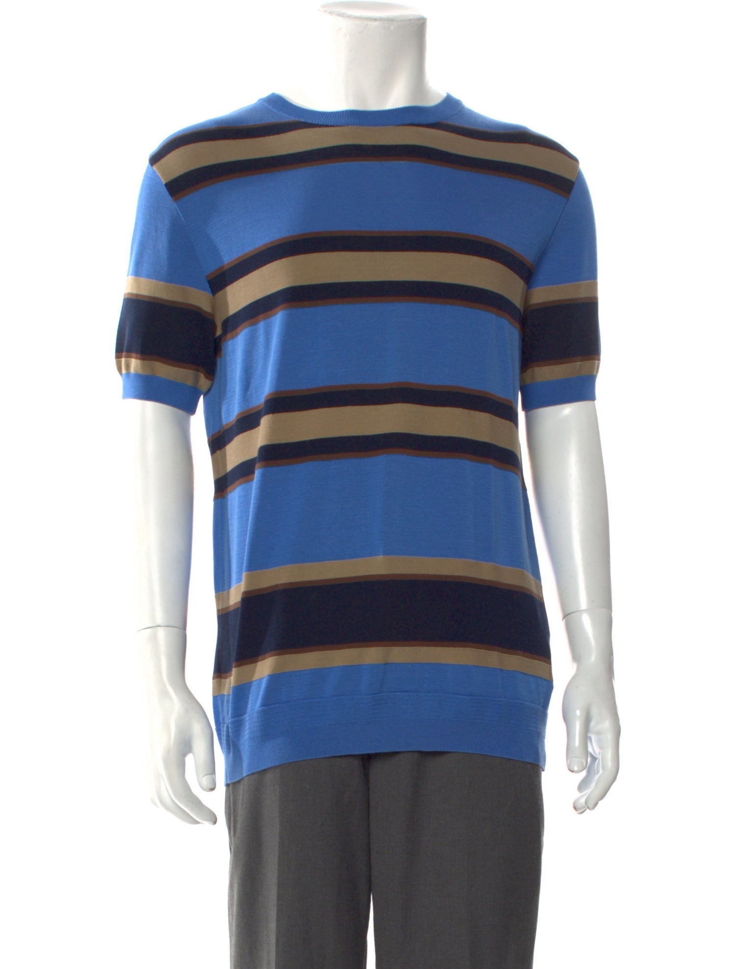 Tomorrowland Striped Crew Neck T-Shirt