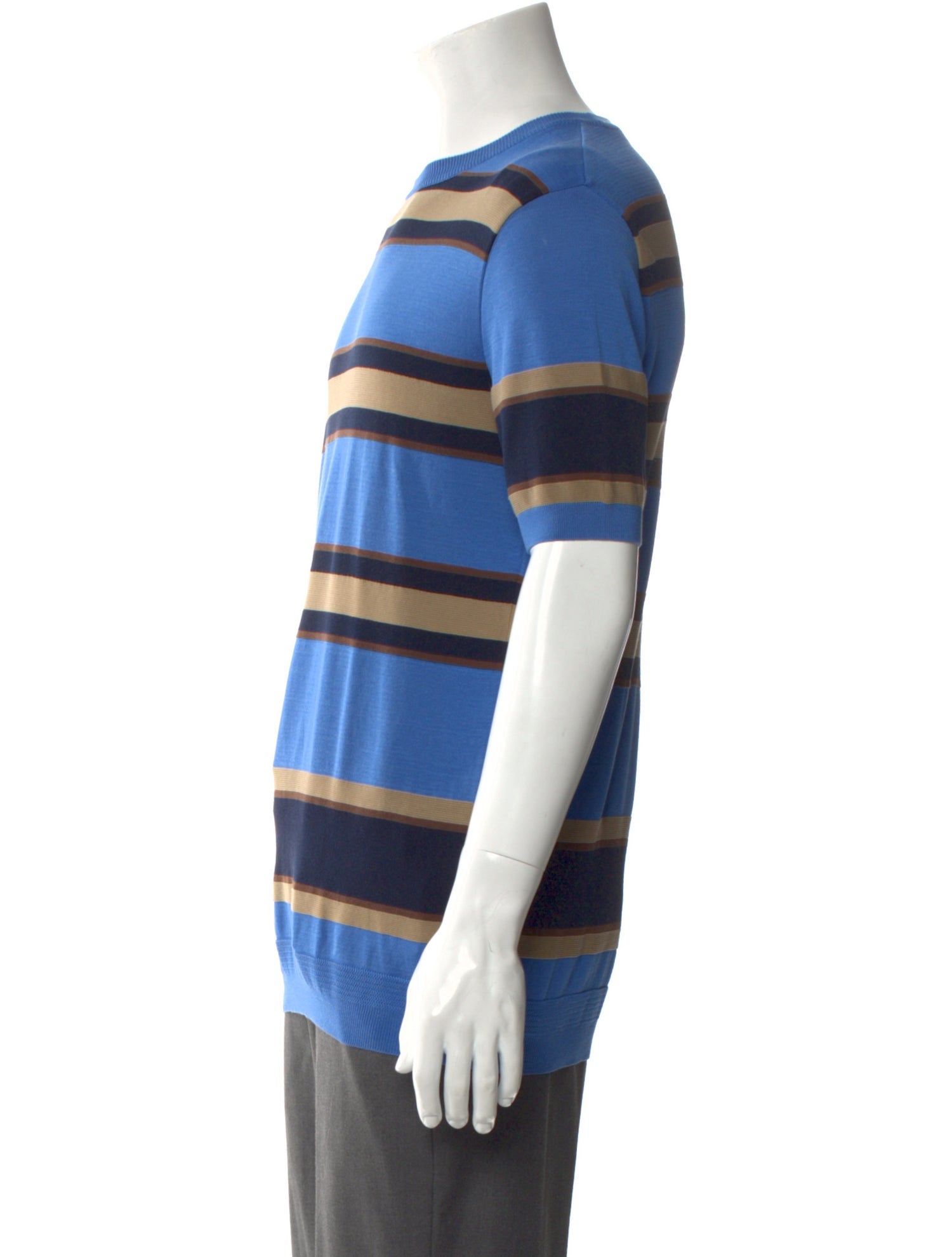 Tomorrowland Striped Crew Neck T-Shirt