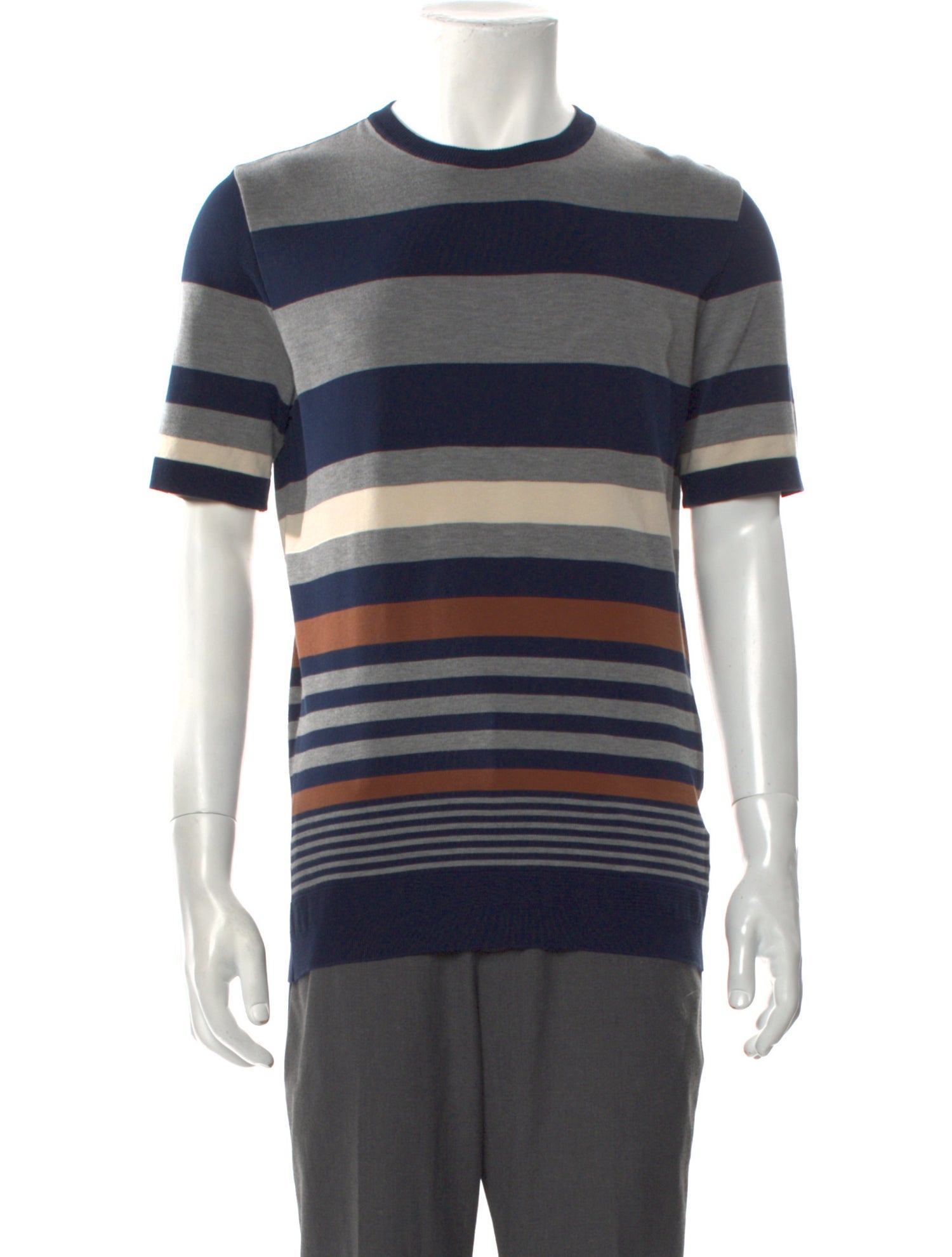 Tomorrowland Striped Crew Neck T-Shirt