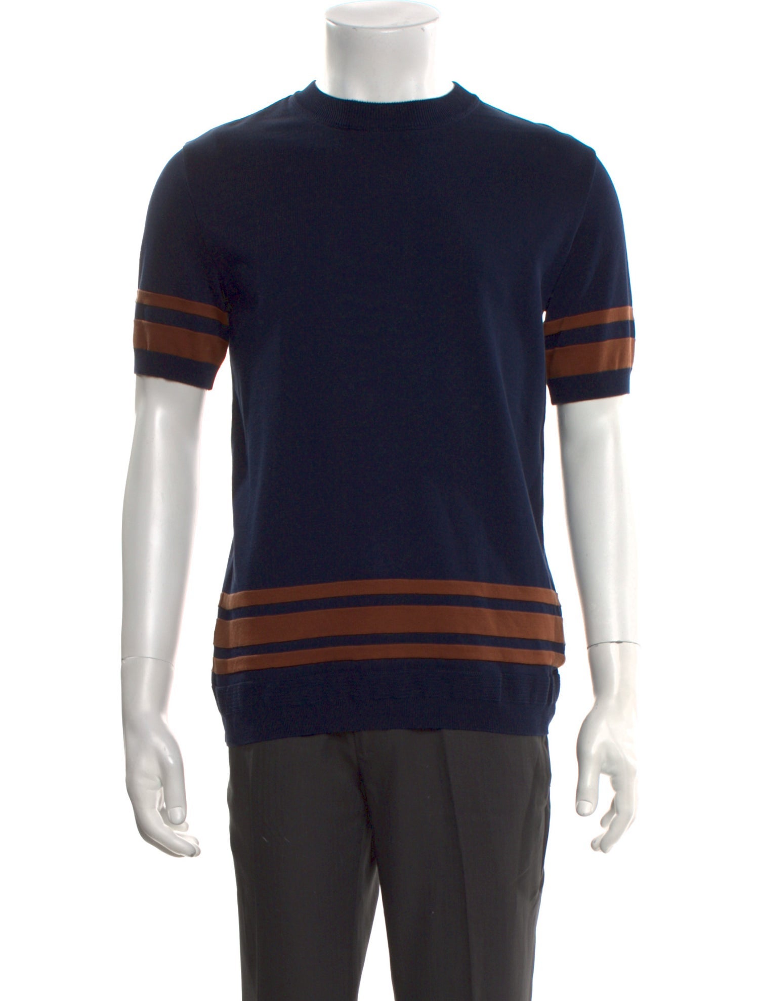 Tomorrowland Striped Crew Neck T-Shirt