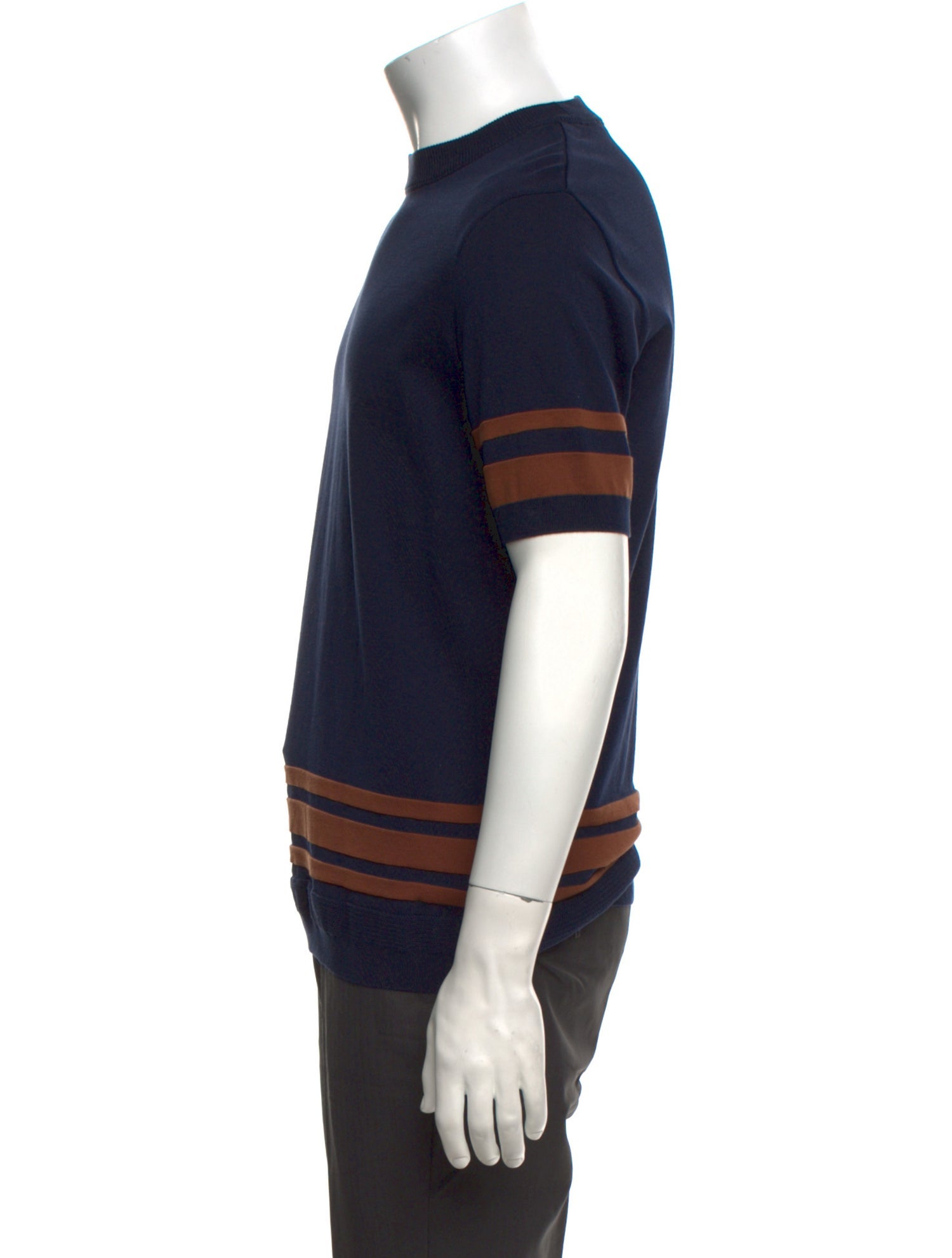 Tomorrowland Striped Crew Neck T-Shirt