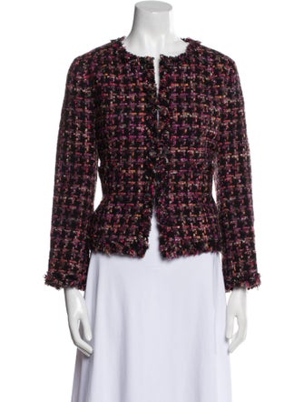 Tomorrowland Wool Tweed Pattern Evening Jacket