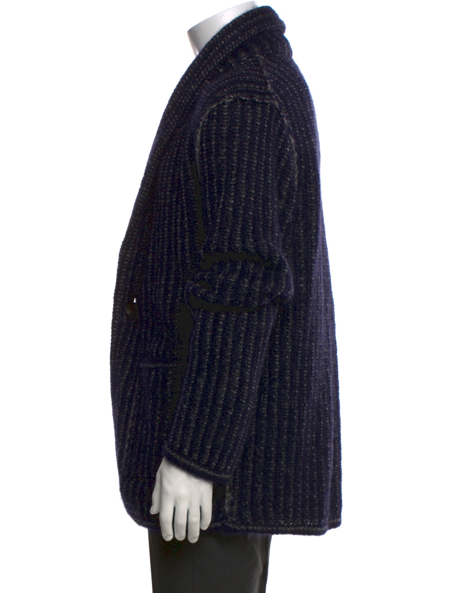 Tomorrowland Plaid Print V-Neck Cardigan