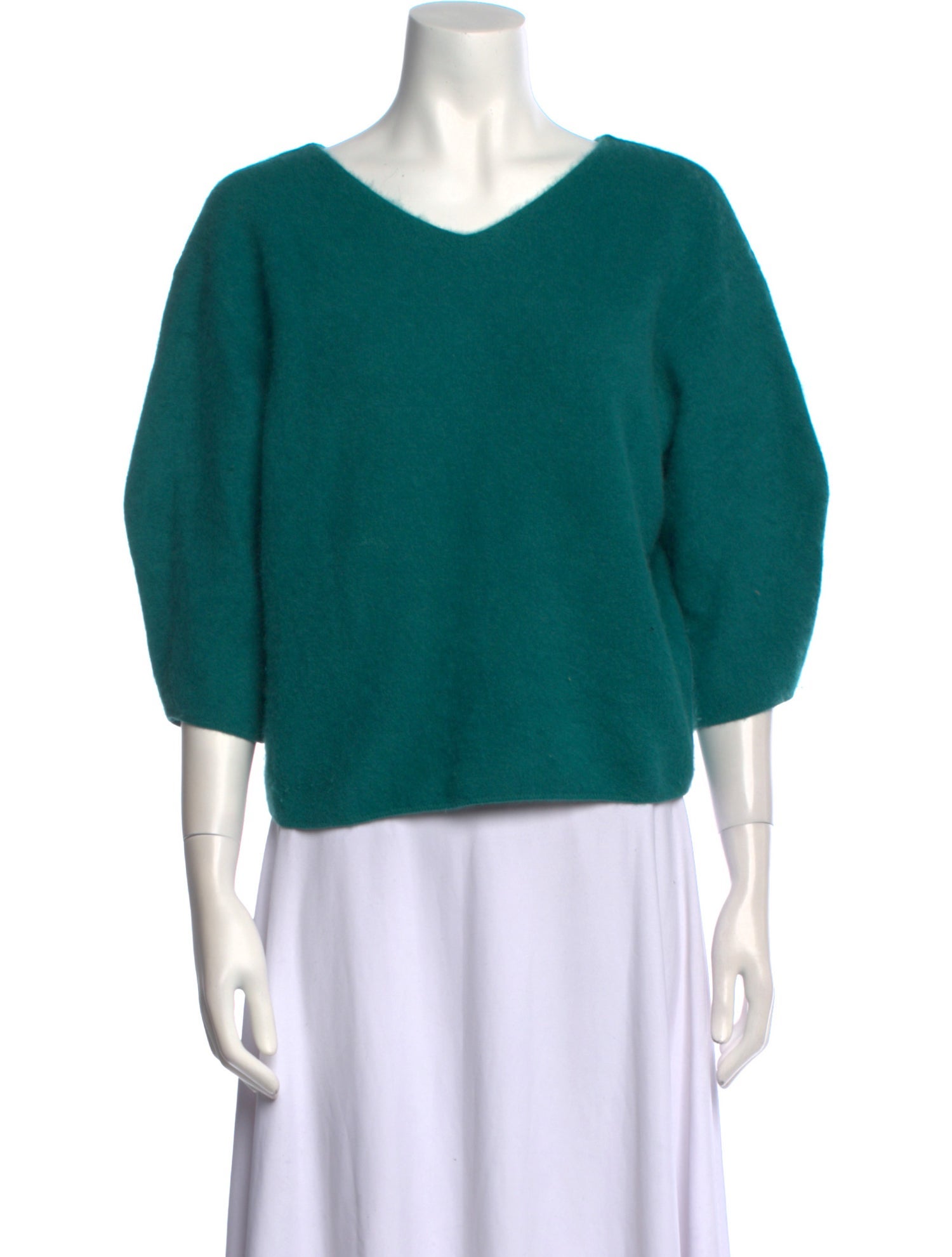 Tomorrowland Wool V-Neck Sweater