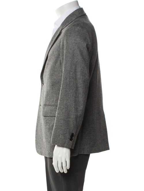 Tomorrowland Wool Houndstooth Print Blazer