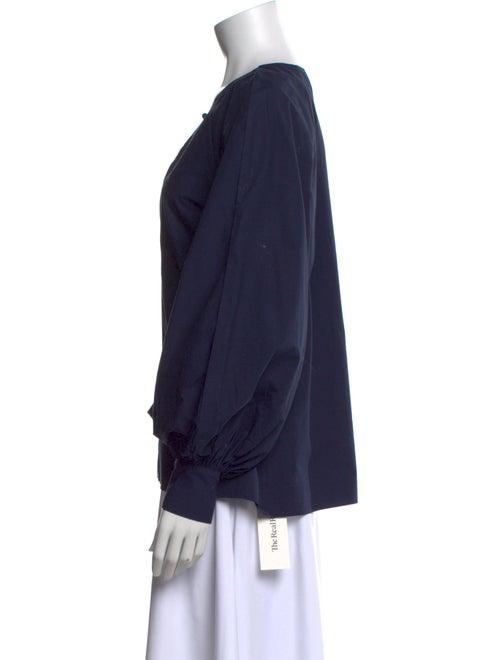 Tomorrowland V-Neck Long Sleeve Blouse