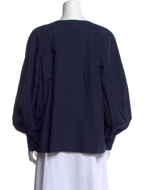 Tomorrowland V-Neck Long Sleeve Blouse