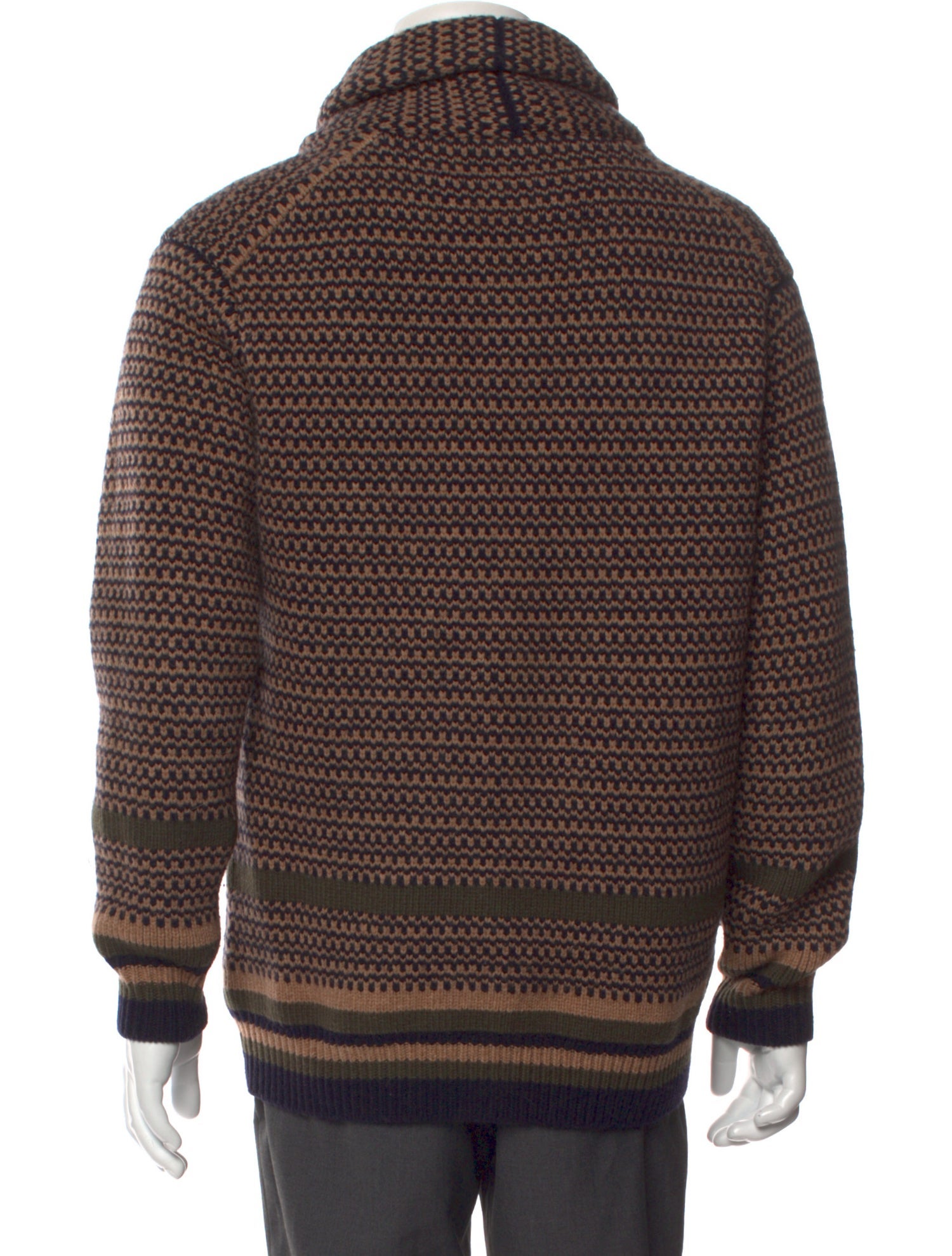 Tomorrowland Wool Printed Cardigan