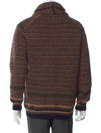 Tomorrowland Wool Printed Cardigan