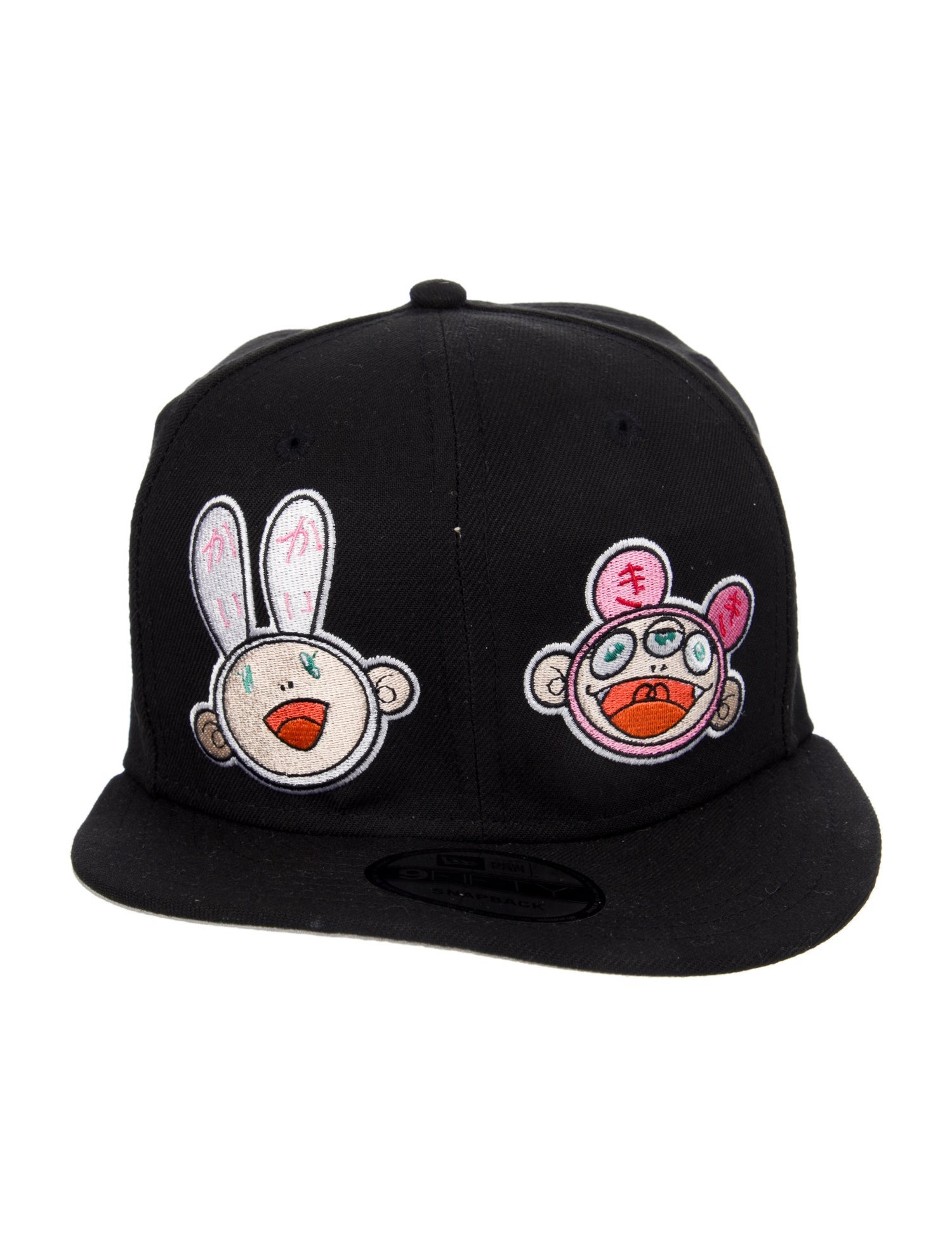 Takashi Murakami x New Era Snapback Hat With Embroidered Patches