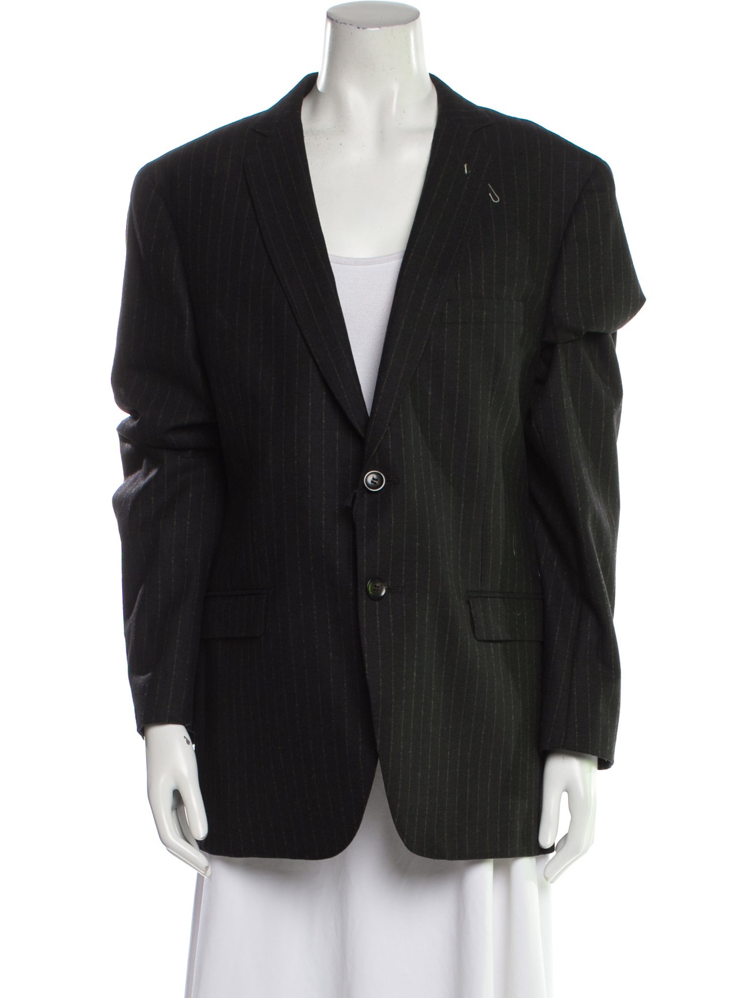 Tonello Virgin Wool Striped Blazer