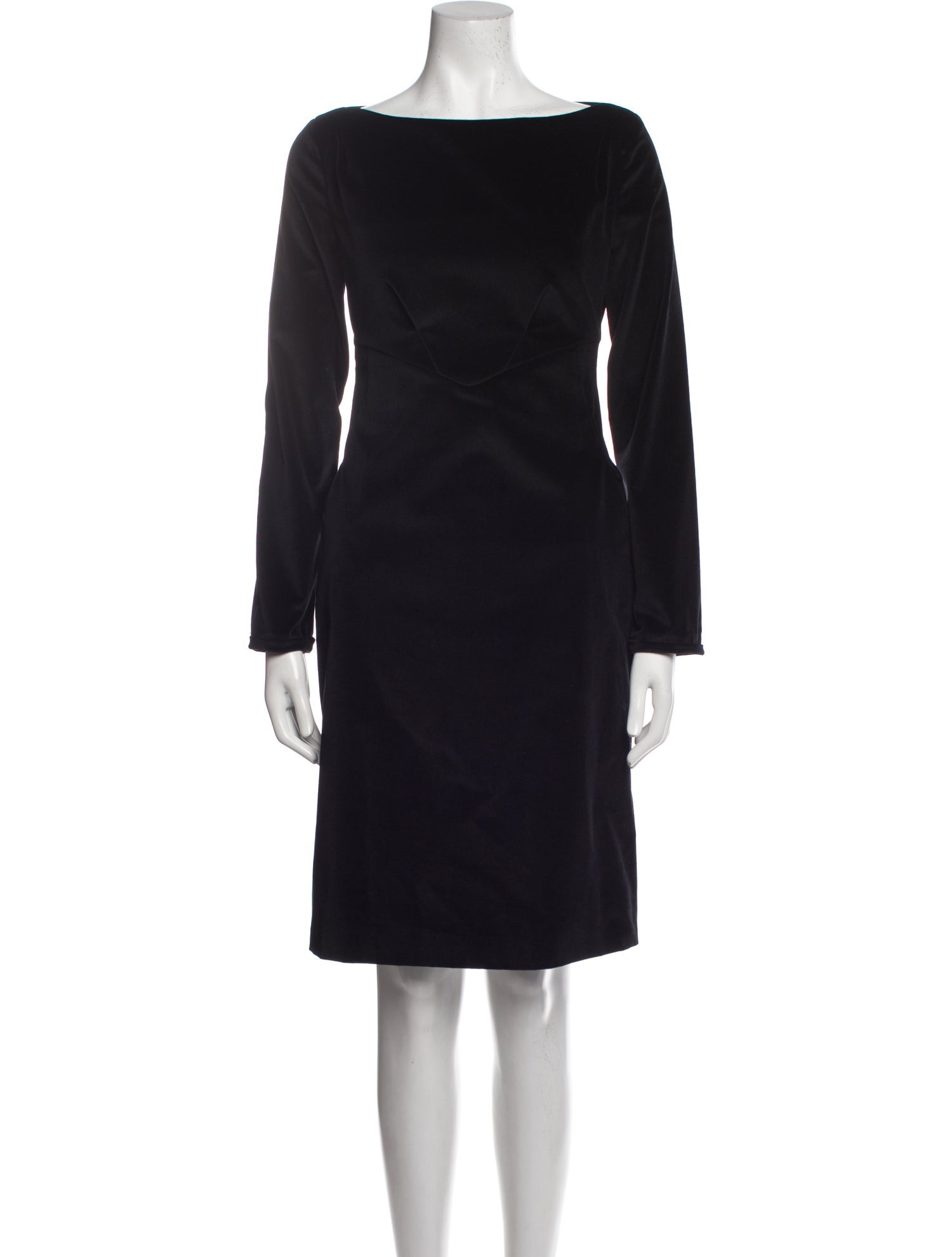 Tonello Bateau Neckline Knee-Length Dress