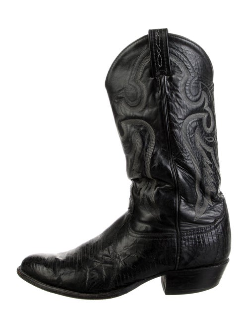 Tony Lama Lizard Patterned Western Boots