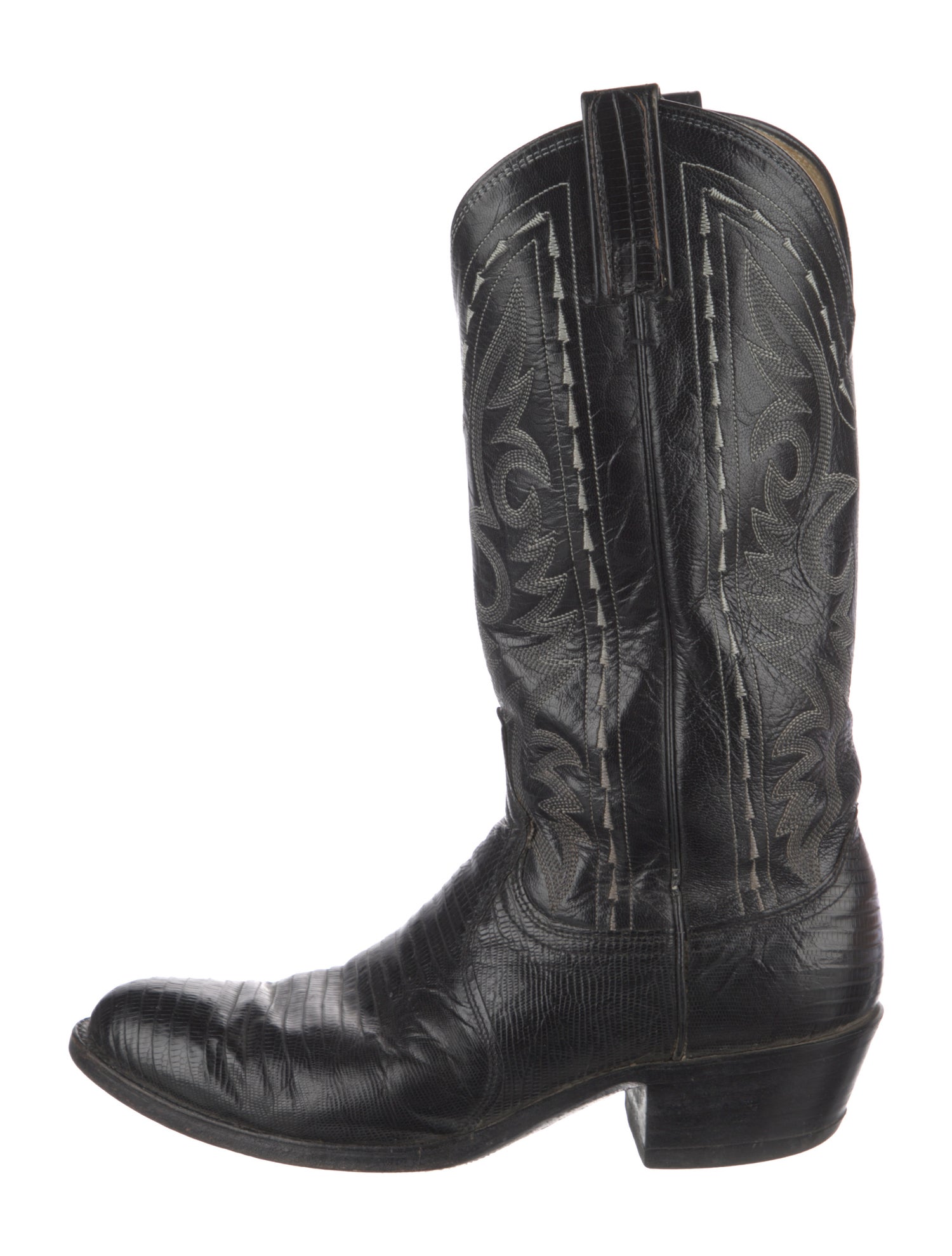 Tony Lama Lizard Western Boots