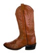 Tony Lama Leather Patterned Western Boots