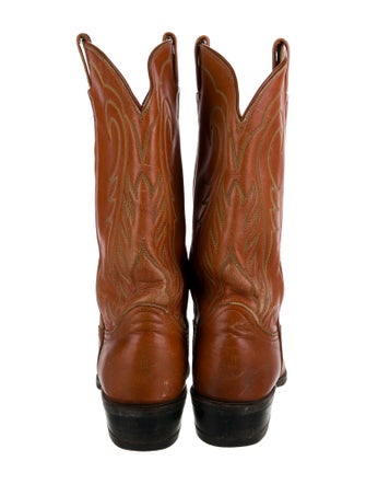 Tony Lama Leather Patterned Western Boots