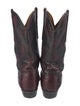 Tony Lama Leather Embroidered Accent Western Boots