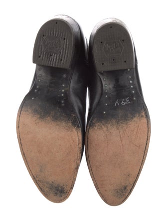 Tony Lama Leather Embroidered Accent Western Boots