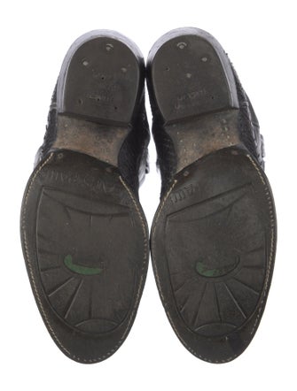 Tony Lama Leather Embroidered Accent Western Boots