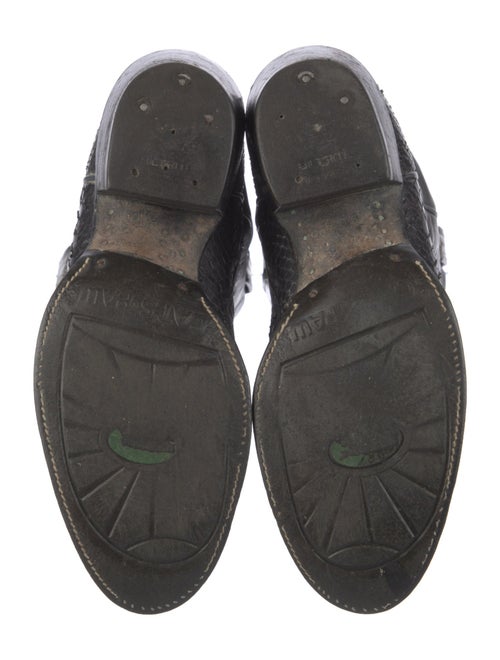 Tony Lama Leather Embroidered Accent Western Boots