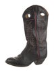 Tony Lama Leather Printed Western Boots
