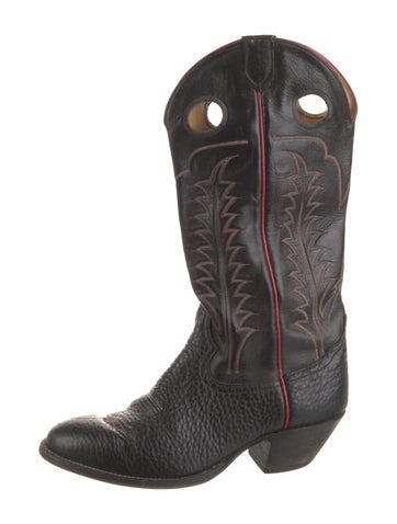 Tony Lama Boots Leather Printed Western 10