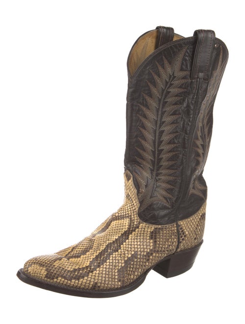 Tony Lama Vintage Snakeskin Western Boots