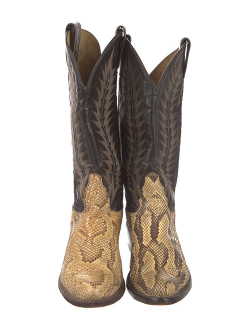 Tony Lama Vintage Snakeskin Western Boots