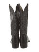 Tony Lama Leather Embroidered Accent Western Boots