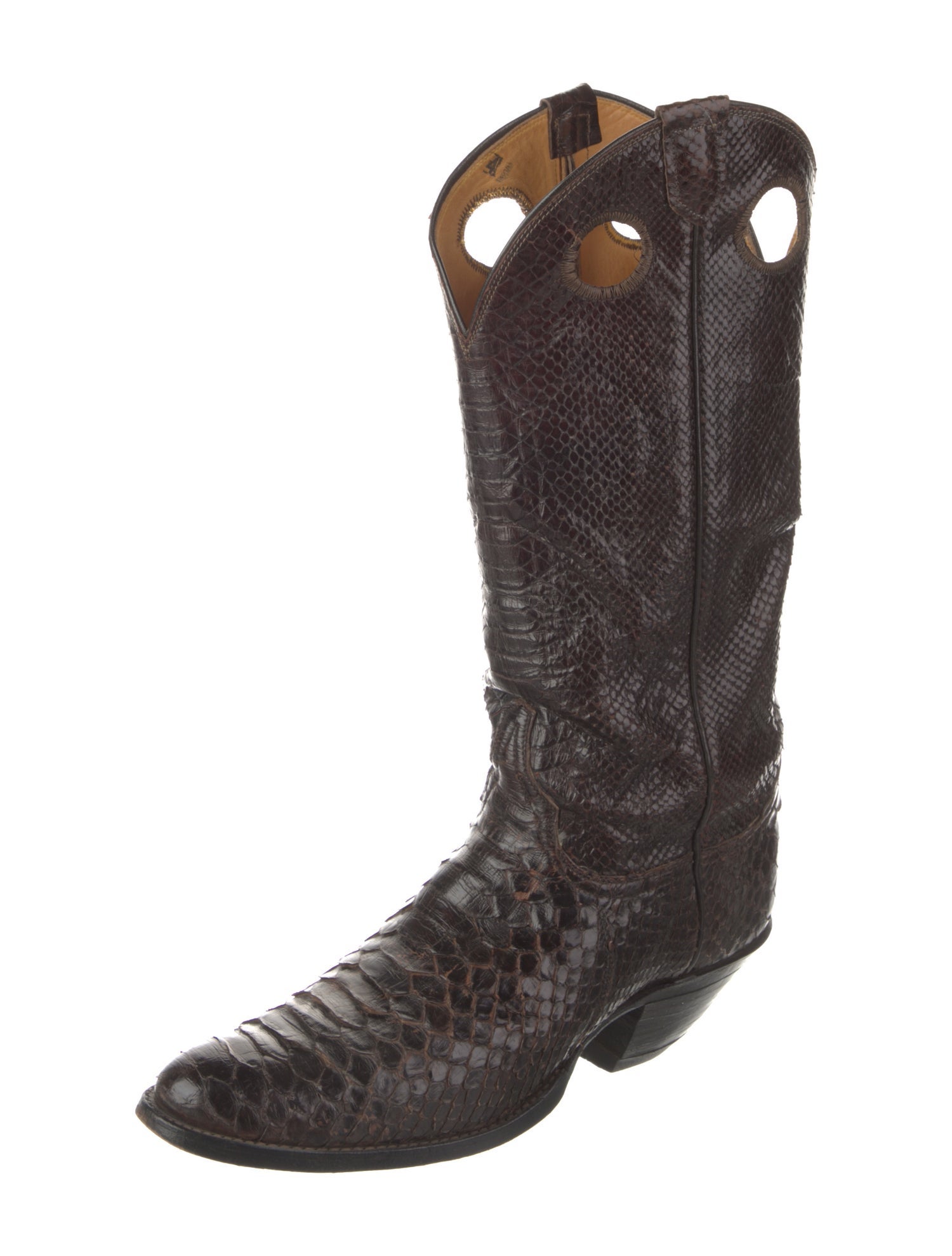 Tony Lama Vintage Snakeskin Western Boots
