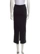 101p100 Virgin Wool Midi Length Skirt